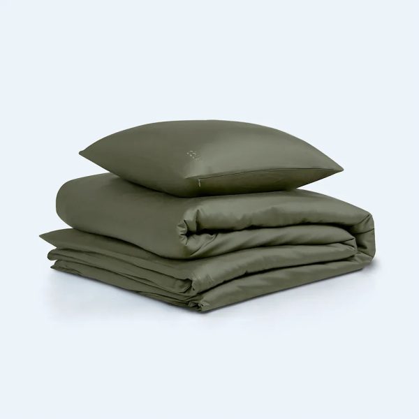 Olive Bamboo Bedding Set